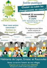 Soirée Publique du vendredi 22 novembre à 20h30 – Passons à l&rsquo;action !