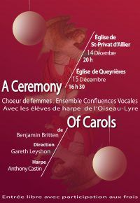 Concert  Ensemble Confluences Vocales et élèves de harpe de l&rsquo;Oiseau-lyre