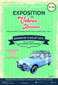 Exposition de voitures anciennes