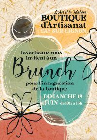 BRUNCH à la Boutique d&rsquo;Artisanat pour le lancement de la saison