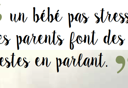BÉBÉ SIGNE !