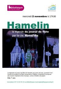SPECTACLE « HAMELIN, LA LÉGENDE DU JOUEUR DE FLÛTE »