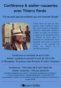 CE NE SONT PAS LES ENFANTS QUI ONT INVENTÉ L’ÉCOLE