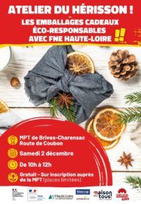 Atelier Emballages cadeaux éco-responsables