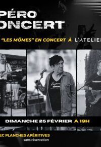 Apéro concert Les Mômes à l&rsquo;Atelier Restaurant
