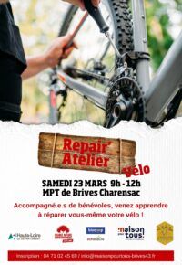 Repair&rsquo; Atelier Vélo avec FNE 43 !