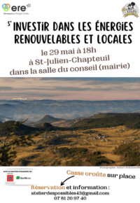 (S)&rsquo;INVESTIR DANS LES ENERGIES RENOUVELABLES & LOCALES