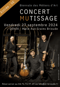 Concert Mutissage – Biennale des métiers d&rsquo;Art de Brioude