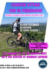 Sortie VTTAE 100% FILLES