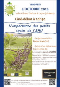 Soirée ciné-débat – film DOBRA VODA