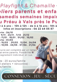 Cycle d&rsquo;ateliers « Chamaille » parents et enfants