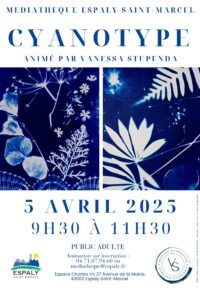 Atelier initiation au cyanotype avec une photographe professionnelle