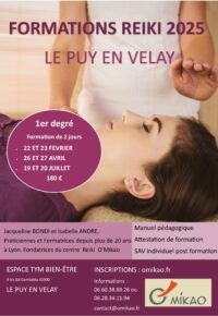 FORMATION REIKI 1er DEGRE