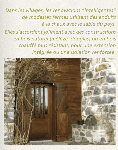 exemple de renovation à la chaux en facade