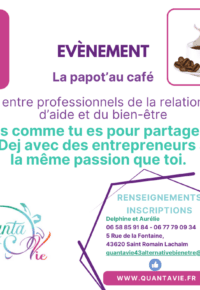 La papot&rsquo; au café à Saint-Romain-Lachalm