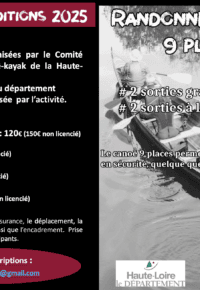 Randonnées canoë avec CD43 Kayak