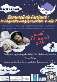 Conférence Sommeil de l&rsquo;enfant
