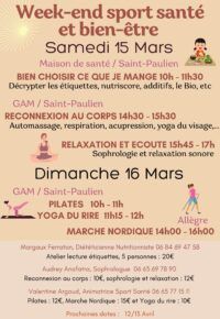 Week end Sport Santé et bien être