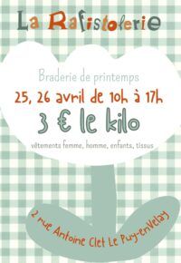 BRADERIE DE PRINTEMPS