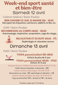 Week end sport santé et bien être