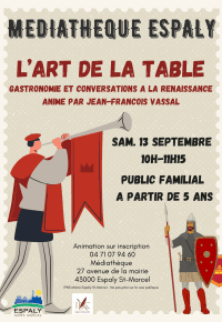 L&rsquo;art de la table
