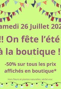 La fête de l&rsquo;été à L&rsquo;Atelier des Fleurs !