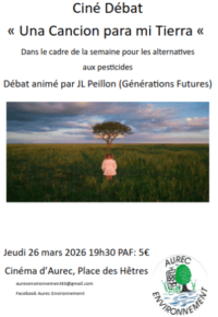 Ciné débat dans le cadre de la semaine d&rsquo;alternatives aux pesticides