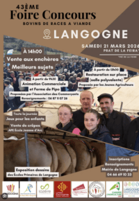 Foire et concours à Langogne