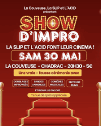 Show d&rsquo;impro – La SLIP & L&rsquo;ACID font leur cinéma