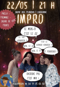 Programmation de l&rsquo;été – L&rsquo;ACID théâtre d&rsquo;impro