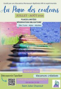 Atelier Peinture libre – Une ou plusieurs séances au choixier