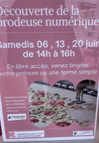 Découverte de la brodeuse numérique