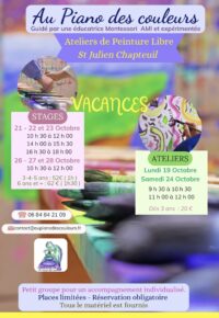 Stage 3 Jours Peinture Libre