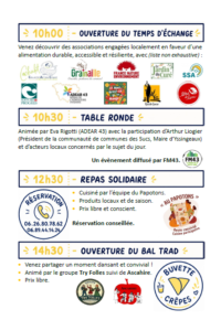 La souveraineté alimentaire en fête