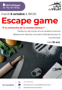 Escape game dès 10 ans
