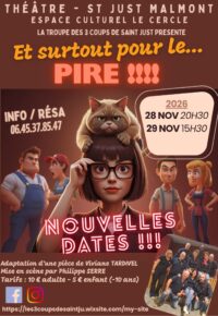 2e week-end théâtral « Et surtout pour le pire » les 28 – 29 novembre