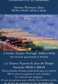L&rsquo;Atelier de Peinture Libre  Goûter Partagé