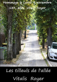 Hommage aux arbres de l&rsquo;allée Vitalis Royer